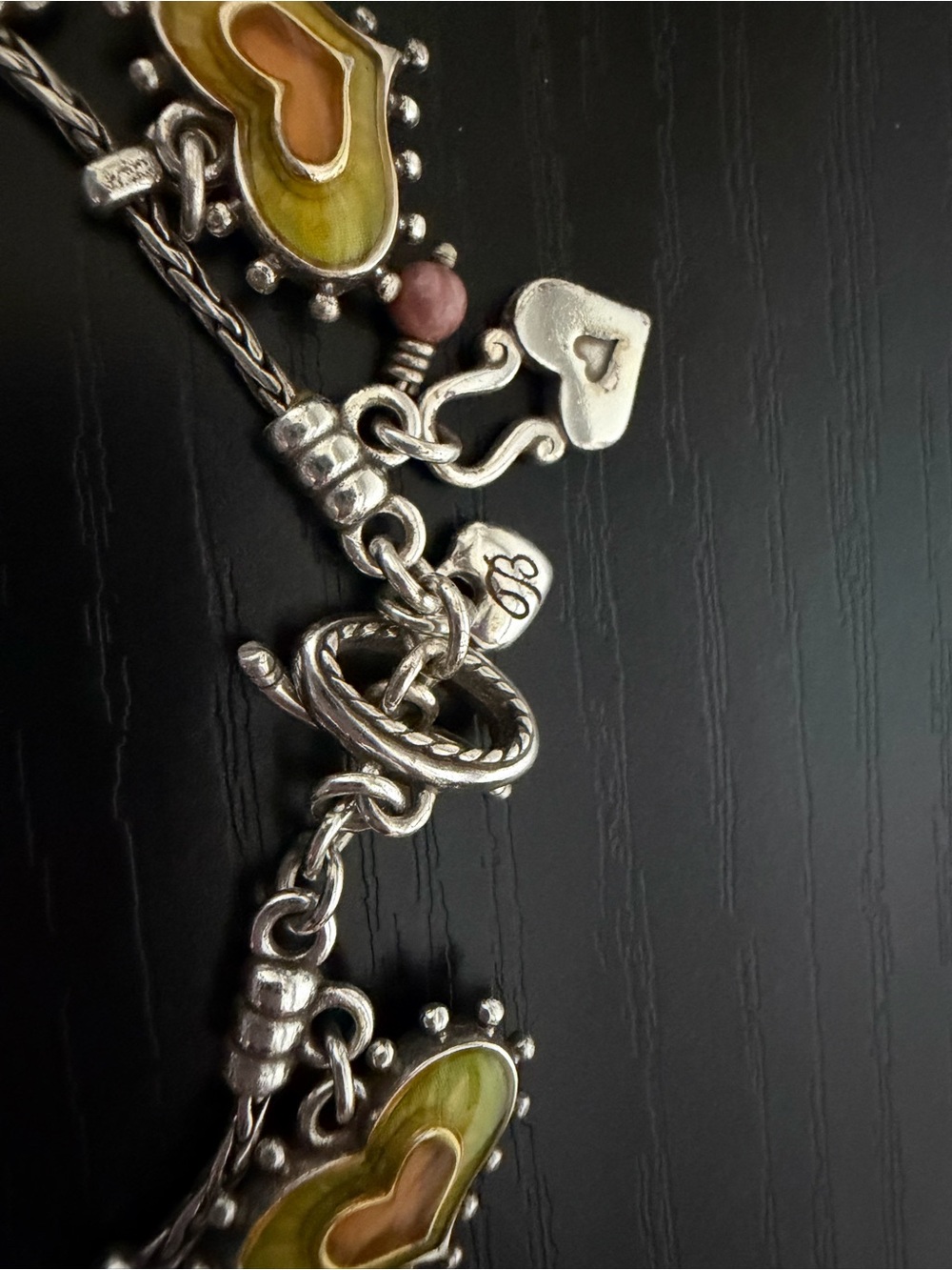 Brighton Retired Hearts Melody Charm Bracelet - Picture 2 of 3